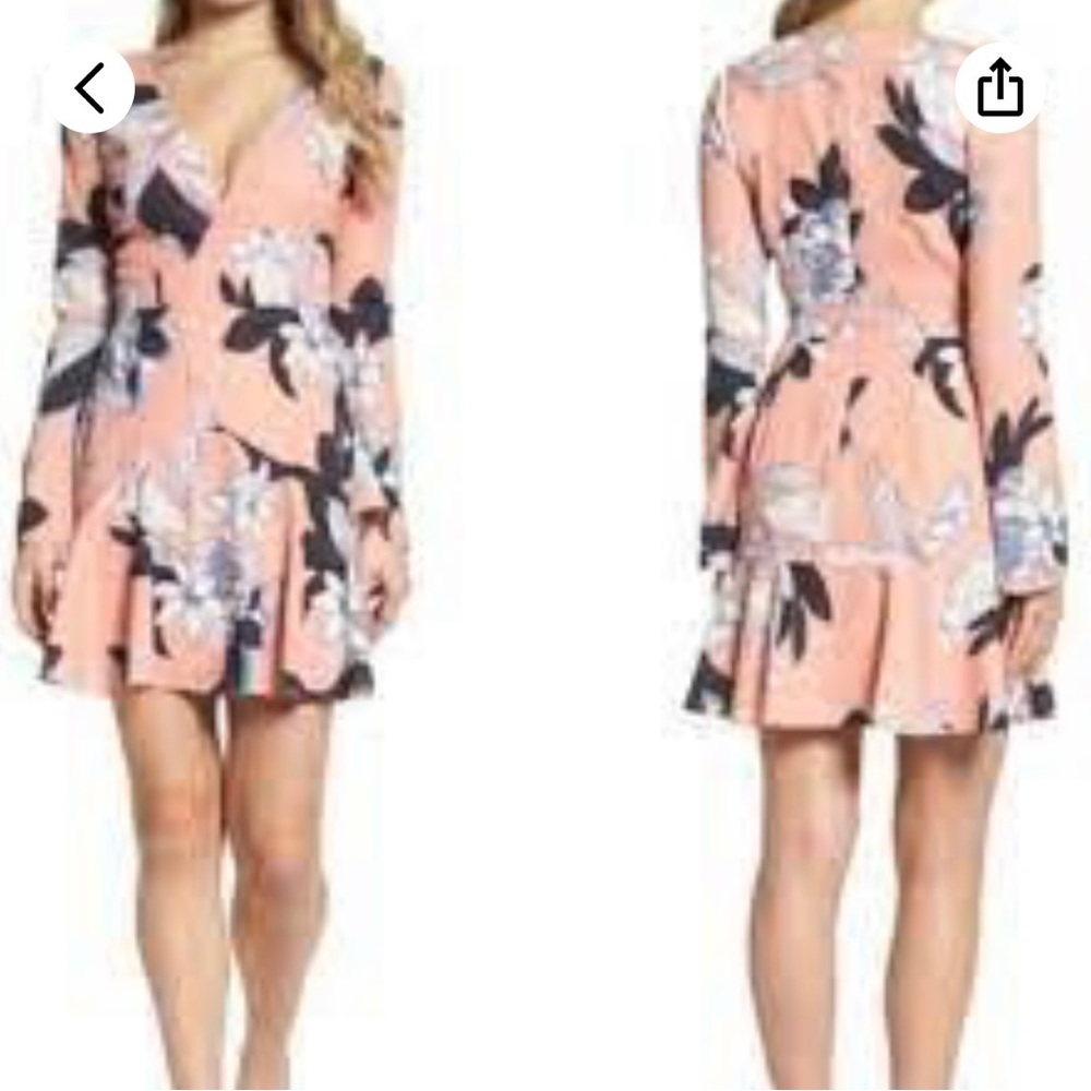 Cooper St Peach Floral Spring Dress - Nwt - Size 8